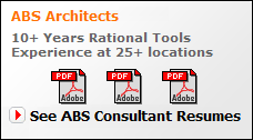 View the Resumes of Rational Tools Consultants that can help you...